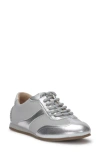 Lucky Brand Women's Kofila Lace-up Low Top Sneakers In Metallic Silver