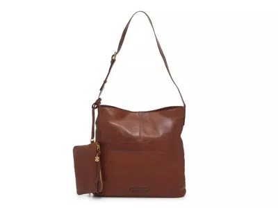 Lucky Brand Kora Leather Shoulder Bag In Brown