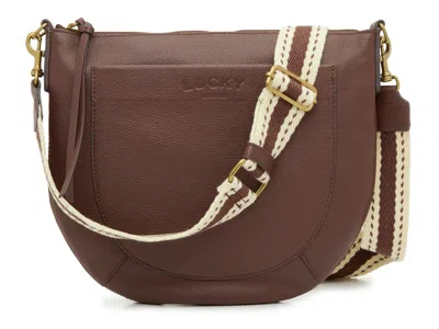 Lucky Brand Kyla Leather Crossbody Bag In Brown