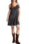 Lucky Brand Lace Trim Dress In India Ink