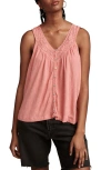 LUCKY BRAND LACE TRIM TANK