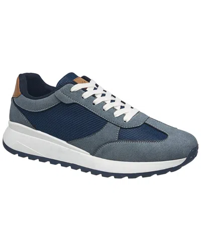 Lucky Brand Lace-up Leather Sneaker In Blue