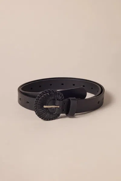 Lucky Brand Laced Buckle Belt