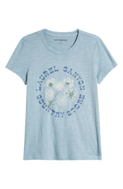 Lucky Brand Laurel Canyon Country Store Graphic T-shirt In Mountain Spring