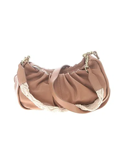 Pre-owned Lucky Brand Leather Satchel In Tan