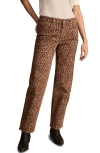 Lucky Brand Legend Baggy Straight Leg Jeans In Brown