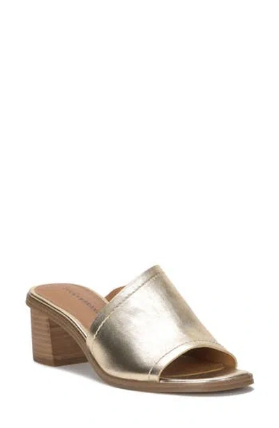 Lucky Brand Lerkie Block Heel Sandal In Animal Print