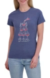 Lucky Brand Let's Celebrate Graphic T-shirt In Dress Blues