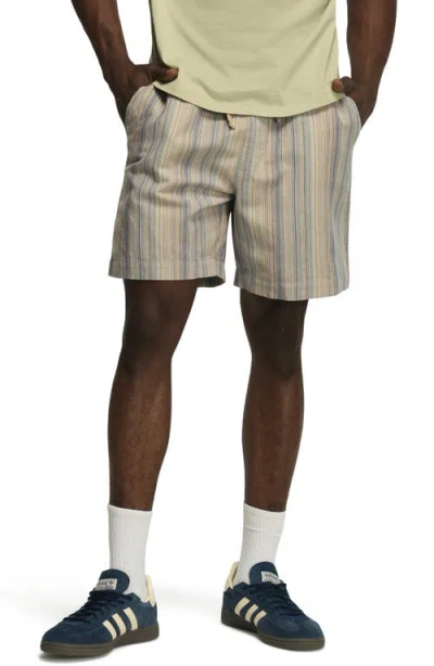 Lucky Brand Linen Blend Shorts In Brown