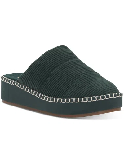 Lucky Brand Lisilly Womens Casual Round Toe Mules In Green