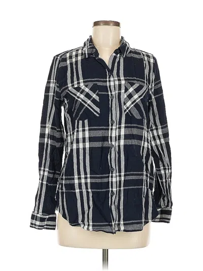 Pre-owned Lucky Brand Long Sleeve Button Down Shirt In Blue