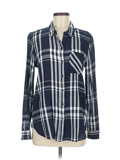 Pre-owned Lucky Brand Long Sleeve Button Down Shirt In Blue
