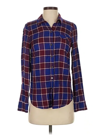 Pre-owned Lucky Brand Long Sleeve Button Down Shirt In Blue