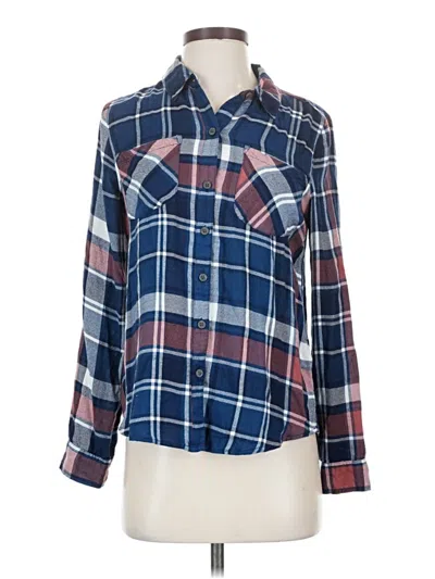 Pre-owned Lucky Brand Long Sleeve Button Down Shirt In Blue