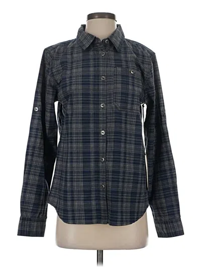Lucky Brand Long Sleeve Button Down Shirt In Blue