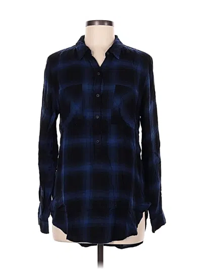 Pre-owned Lucky Brand Long Sleeve Button Down Shirt In Blue