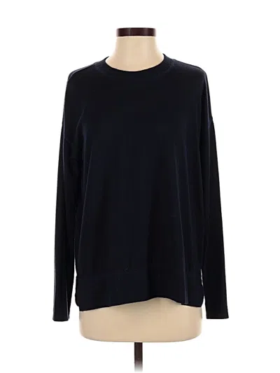 Pre-owned Lucky Brand Long Sleeve T-shirt In Black