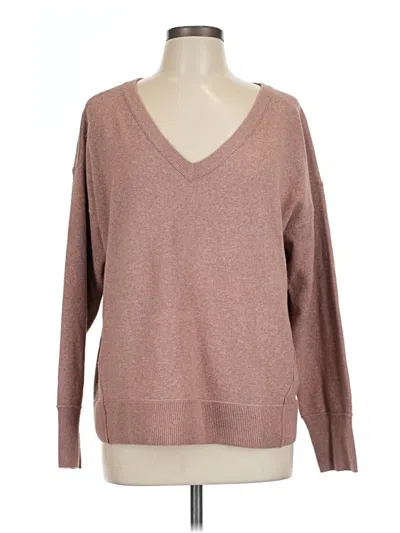 Pre-owned Lucky Brand Long Sleeve T-shirt In Brown