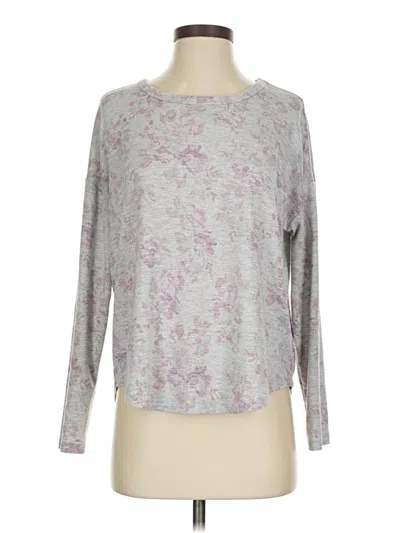 Pre-owned Lucky Brand Long Sleeve T-shirt In Gray