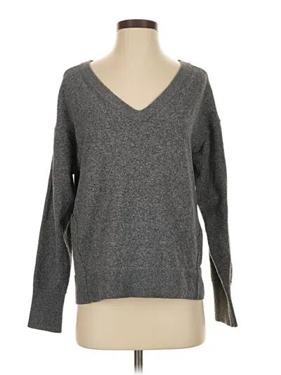 Pre-owned Lucky Brand Long Sleeve T-shirt In Gray