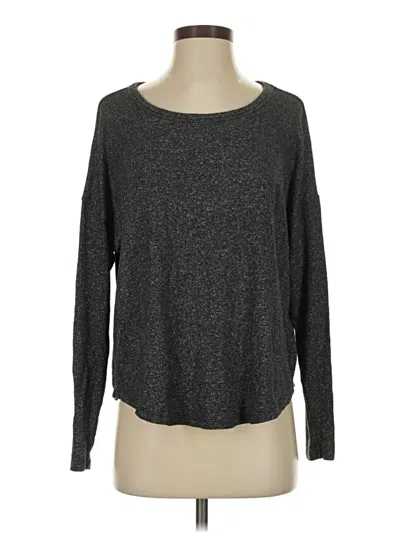 Pre-owned Lucky Brand Long Sleeve T-shirt In Gray
