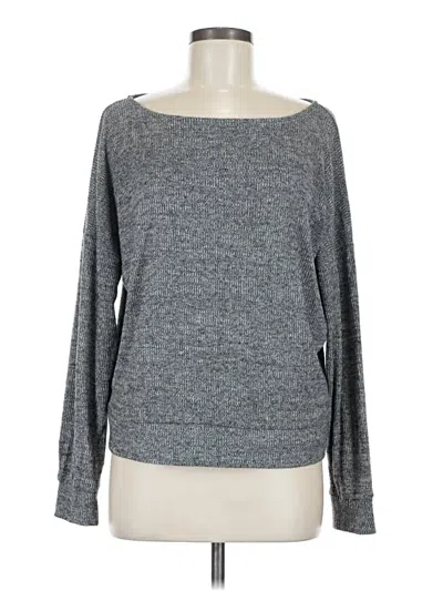 Pre-owned Lucky Brand Long Sleeve T-shirt In Gray