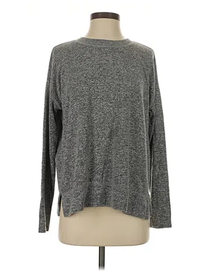 Pre-owned Lucky Brand Long Sleeve T-shirt In Gray