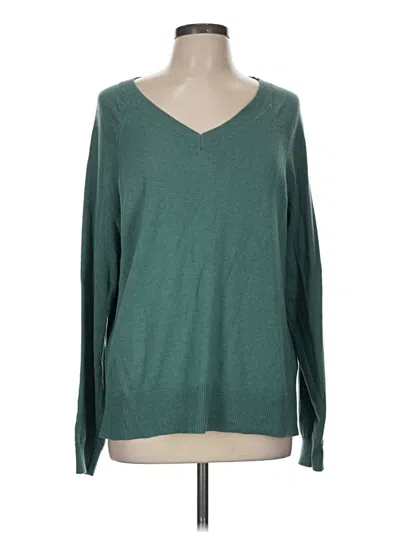 Pre-owned Lucky Brand Long Sleeve T-shirt In Green