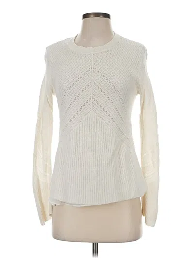 Pre-owned Lucky Brand Long Sleeve T-shirt In Ivory