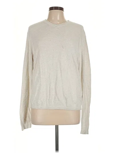 Pre-owned Lucky Brand Long Sleeve T-shirt In Ivory
