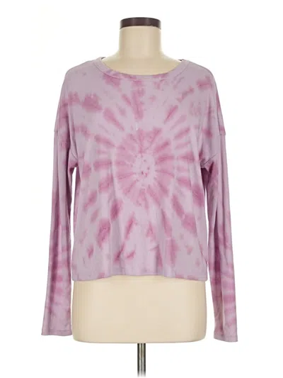 Pre-owned Lucky Brand Long Sleeve T-shirt In Pink