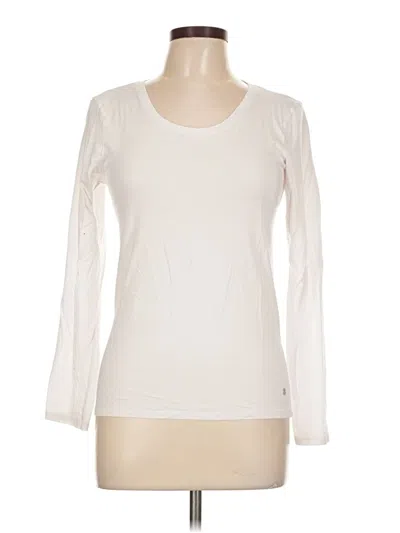 Pre-owned Lucky Brand Long Sleeve T-shirt In White