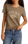 Lucky Brand Los Angeles Embellished Cotton Graphic T-shirt