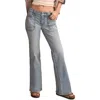 Lucky Brand Low Rise Flare Jeans In Imagined Indigo Wash