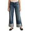 Lucky Brand Lucky Legend Cuffed Wide Leg Jens In Cuffing Season Wash