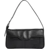 Lucky Brand Luma Leather Shoulder Bag In Black