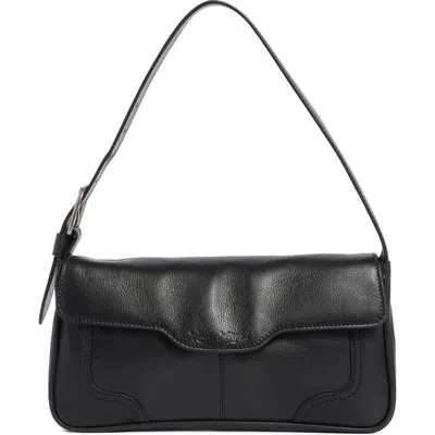 Lucky Brand Luma Leather Shoulder Bag In Black