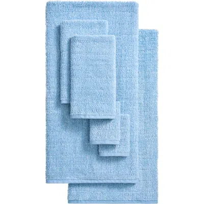 Lucky Brand Luxurious Boucle 6-piece Assorted Towels In Chambray Blue