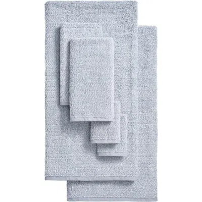 Lucky Brand Luxurious Boucle 6-piece Assorted Towels In Glacier Grey