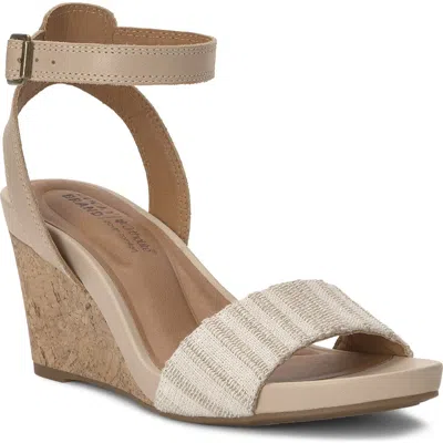 Lucky Brand Lynda Ankle Strap Platform Wedge Sandal In Multi