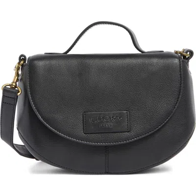 Lucky Brand Lynn Leather Crossbody Bag In Black
