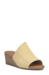 Lucky Brand Malenka Wedge Slide Sandal In Brown