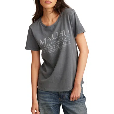 Lucky Brand Malibu Cotton Graphic T-shirt In Gray