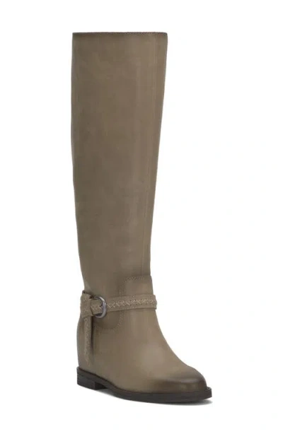Lucky Brand Maltet Knee High Boot In Silver Cloud Summer Haze Leather