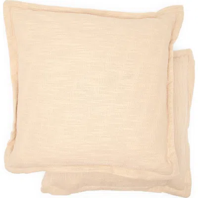 Lucky Brand Marlowe Set Of 2 Accent Pillows In Sand