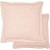 Lucky Brand Marlowe Set Of 2 Accent Pillows In Pink