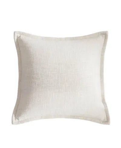 Lucky Brand Marlowe Solid Decorative Pillow, 22" X 22" In White