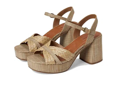 Lucky Brand Marrika Platform High Heel Sandals In Brown