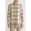 Lucky Brand Mason Plaid Cotton Button-up Shirt In Natural Multi