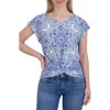 Lucky Brand Medallion Print Cotton & Modal Crewneck T-shirt